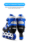 Patines Lineales Abec 7 + Casco + Rodillera + Coderas + Guantes