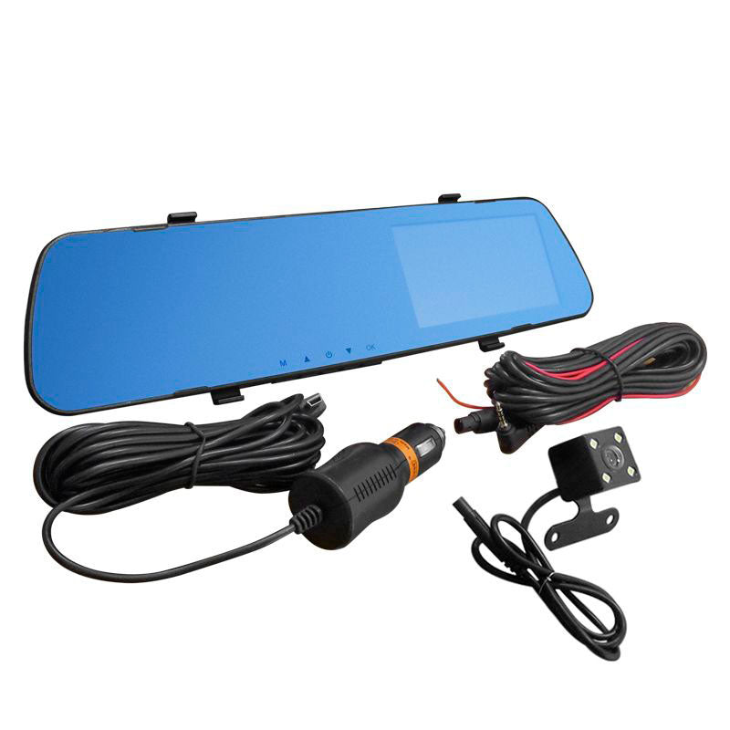 Camara Espejo Retrovisor para Auto Camioneta Dvr + Reversa 4.3 Pulgadas  FULL HD 1080p MOD4