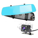 Camara Espejo Retrovisor para Auto Camioneta Dvr + Reversa 4.3 Pulgadas  FULL HD 1080p MOD4