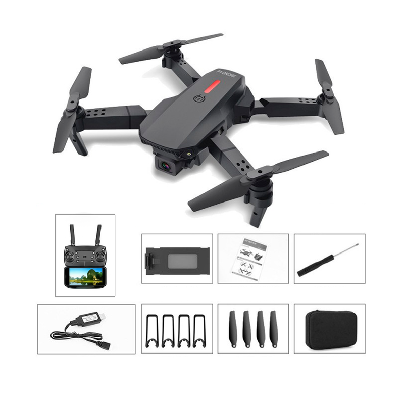 Drone E88 WiFi Doble Cámara 4K + Estuche y Accesorios