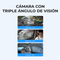 Camara Para Auto FULL HD WIFI Triple Lente + Reversa - 1080p Dash Cam Grabadora de Video Camioneta